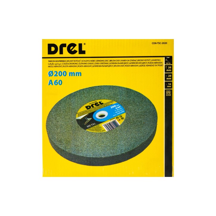 Tarcza szlifierska 200 x 20 x 20 mm, P60