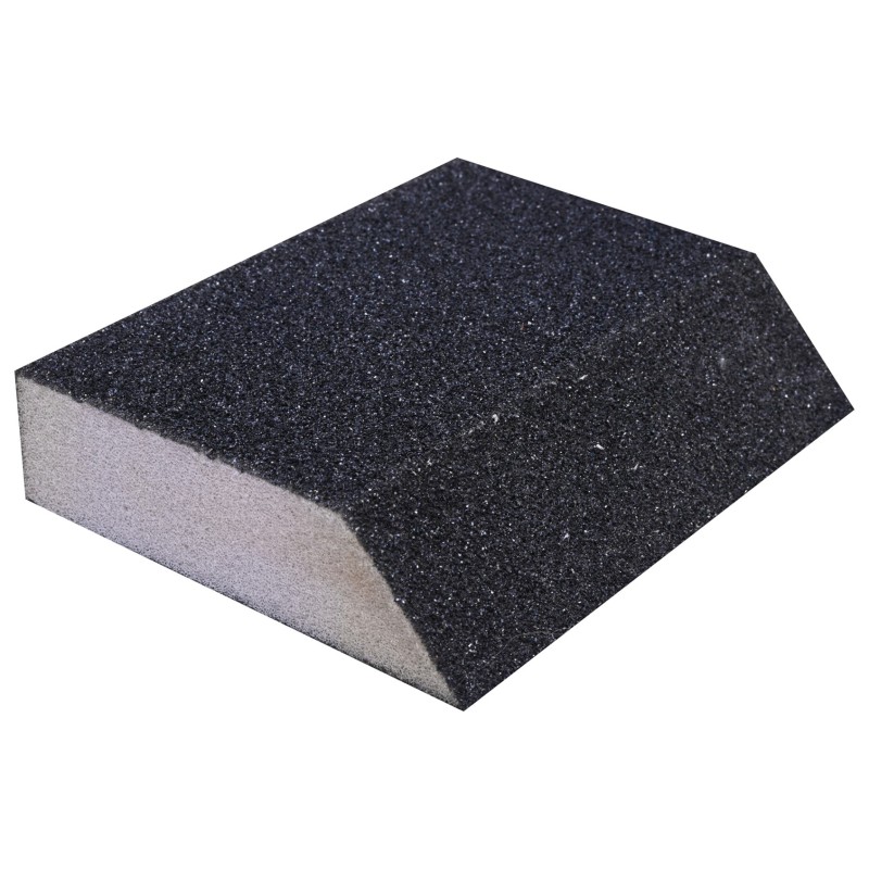 Gąbka ścierna skośna 120 x 90 x 25 mm, P60 Gąbka ścierna skośna 120 x 90 x 25 mm, P60