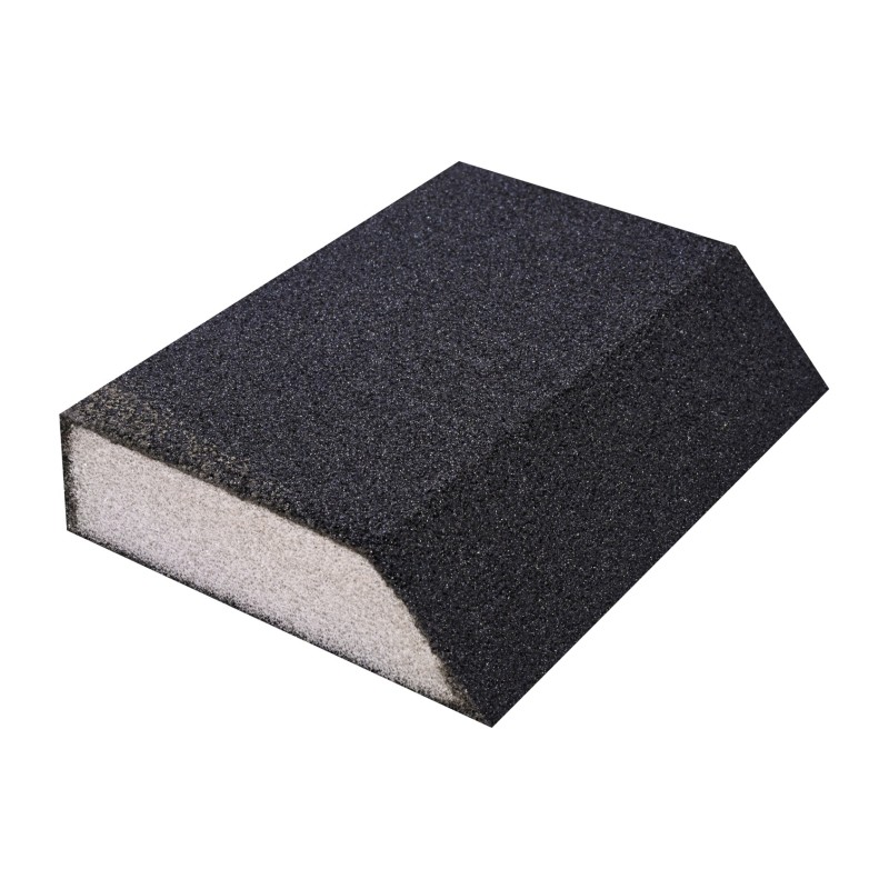 Gąbka ścierna skośna 120 x 90 x 25 mm, P120 Gąbka ścierna skośna 120 x 90 x 25 mm, P120