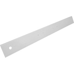 Przymiar liniowy 600 mm, aluminiowy, uchwyt plastikowy