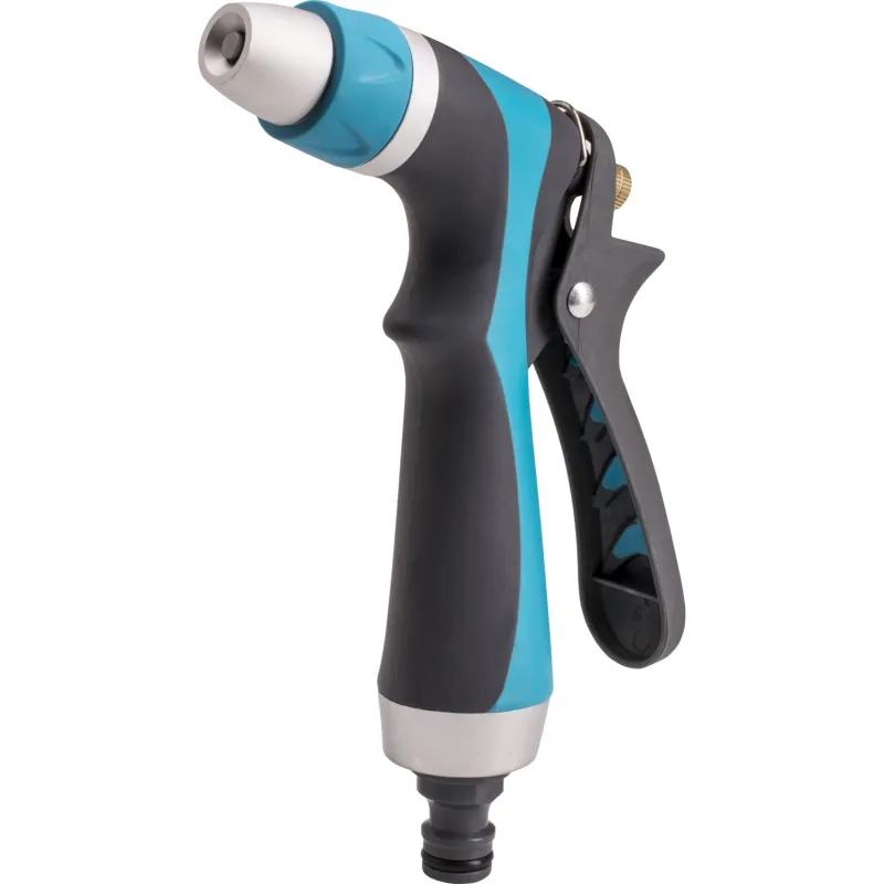 Zraszacz pistoletowy, regulowany, dwumateriałowy