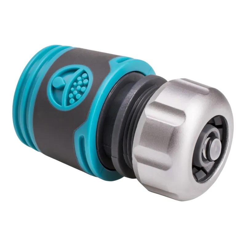 Szybkozłączka 1/2', stop, dwumateriałowa, metal-plastik Szybkozłączka 1/2', stop, dwumateriałowa, metal-plastik