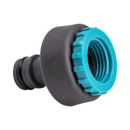 Przyłącze do kranu 1/2', 3/4', gwint wewnętrzny, dwumateriałowe, soft-grip