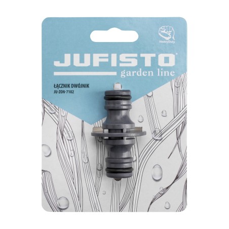 Łącznik dwójnik 1/2", jednomateriałowy
