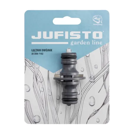 Łącznik dwójnik 1/2", jednomateriałowy