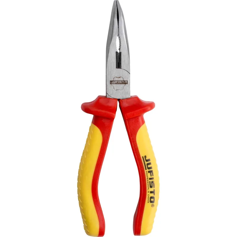 Szczypce wydłużone izolowane 1000 V, wygięte, 160 mm