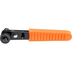 Zestaw końcówek wkrętakowych z grzechotką dwustronną, 17 szt.