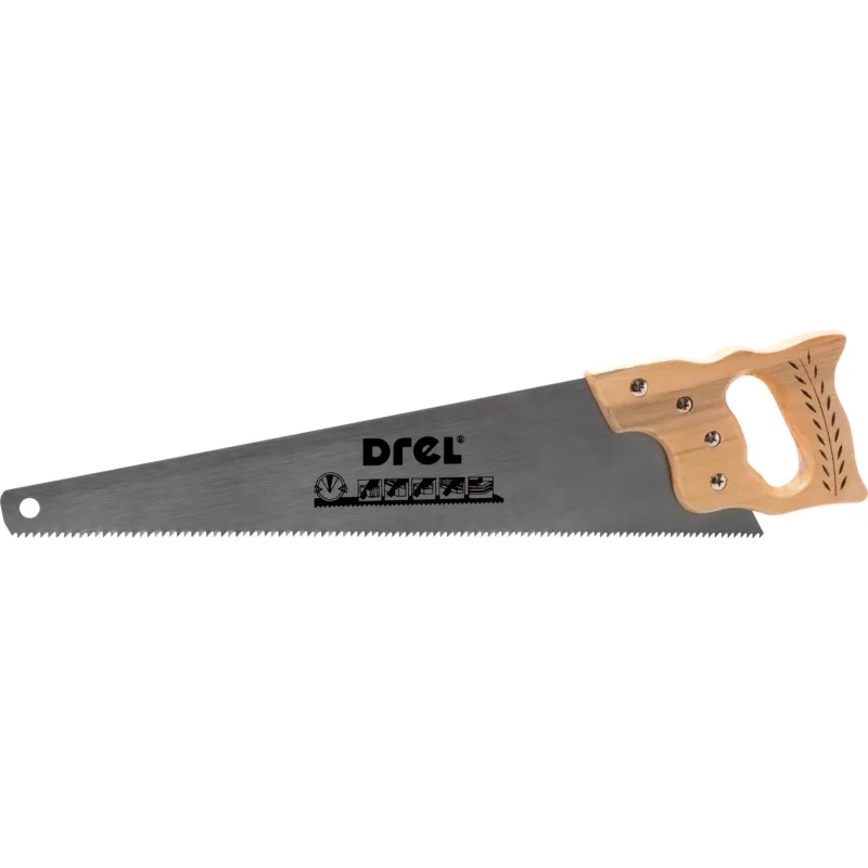 Piła płatnica 400 mm, 7 TPI, drewniany uchwyt