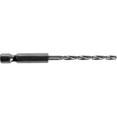 Wiertło do metalu 3.2 mm, uchwyt quick change Hex, szlifowane