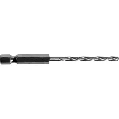 Wiertło do metalu 3.2 mm, uchwyt quick change Hex, szlifowane