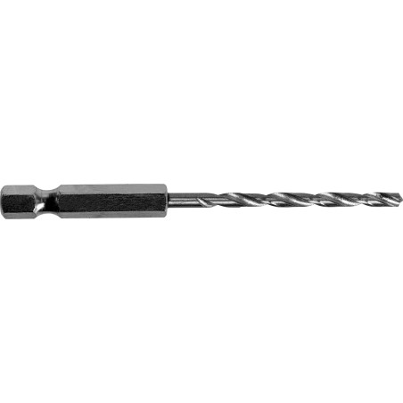 Wiertło do metalu 3.2 mm, uchwyt quick change Hex, szlifowane