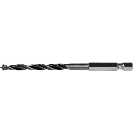 Wiertło do drewna 6.0 mm, uchwyt quick change Hex