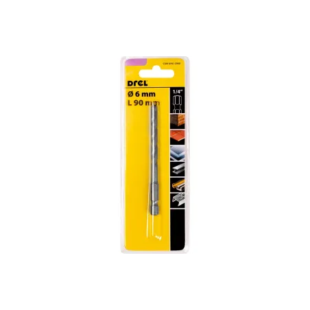 Wiertło uniwersalne 6.0 mm, uchwyt quick change Hex