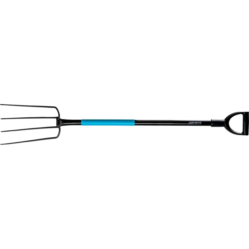 Widły uniwersalne, 4 zęby, trzonek metalowy, uchwyt plastikowy Widły uniwersalne, 4 zęby, trzonek metalowy, uchwyt plastikowy