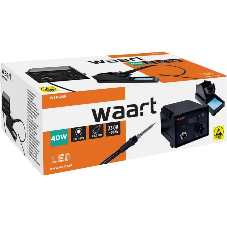 Stacja lutownicza 40 W, wyświetlacz LED
