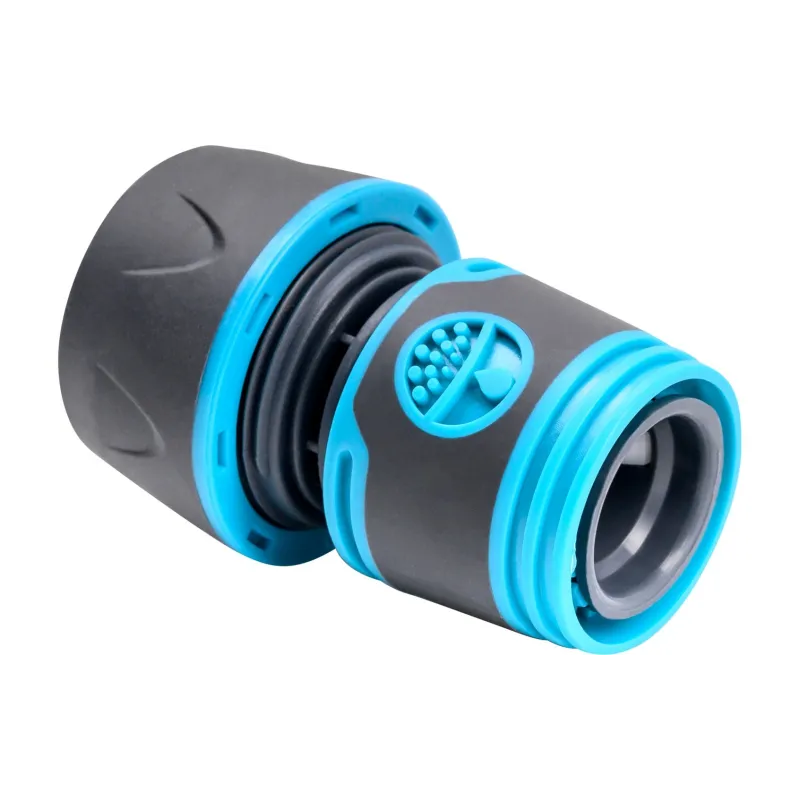 Szybkozłączka uniwersalna 1/2'-3/4', stop, dwumateriałowa, soft-grip