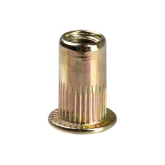 Nitonakrętki z kołnierzem M4, stalowe, 50 szt.