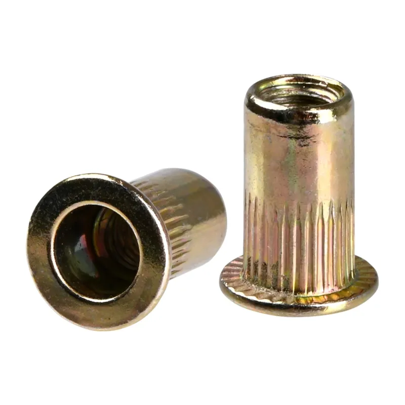 Nitonakrętki z kołnierzem M5, stalowe, 50 szt.