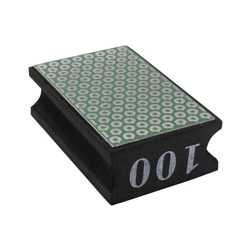 Gąbka diamentowa do ręcznego szlifowania, P100, 94 x 60 x 32 mm Gąbka diamentowa do ręcznego szlifowania, P100, 94 x 60 x 32 mm