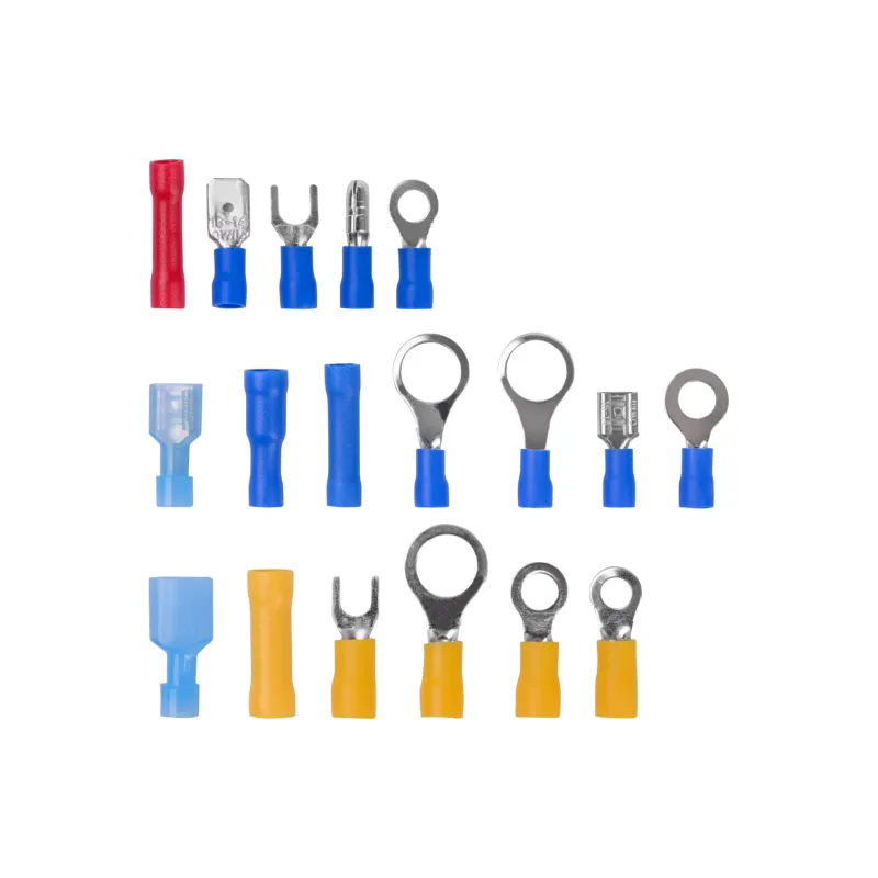 Zestaw konektorów z koszulką, plastikowe pudełko, 360 szt.