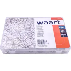 Zestaw podkładek aluminiowych 300 szt.