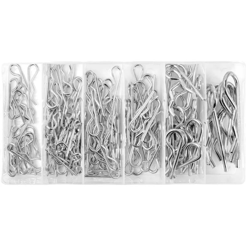 Zestaw zawleczek zabezpieczających 150 szt. Zestaw zawleczek zabezpieczających 150 szt.