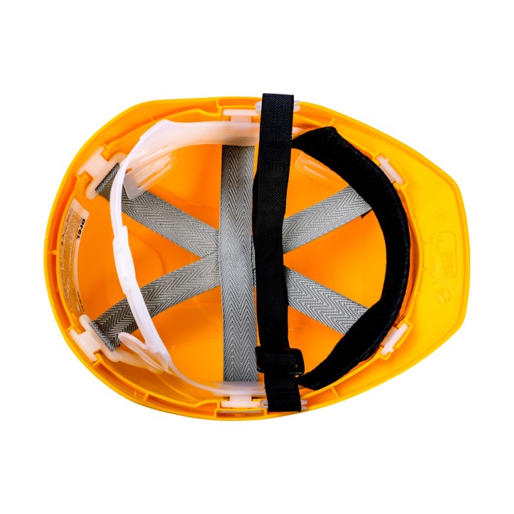 Kask budowlany, żółty