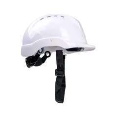 Kask budowlany, regulacja automatyczna, biały