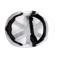 Kask budowlany, regulacja automatyczna, biały