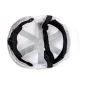 Kask budowlany, regulacja automatyczna, biały