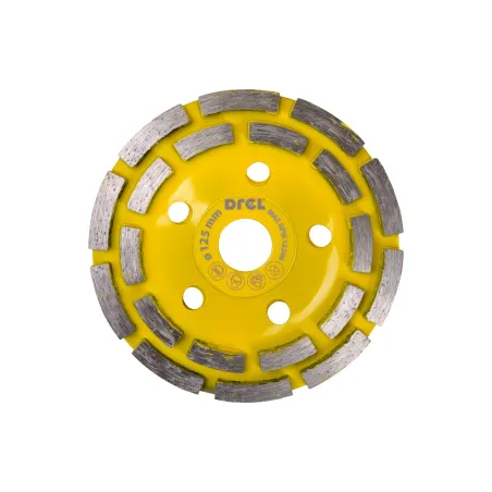 Tarcza diamentowa szlifierska 125 x 22,2 mm, podwójny segment