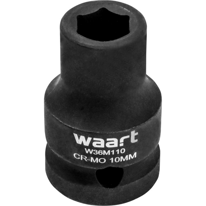 Nasadka udarowa sześciokątna 1/2", 10 x 38 mm, CR-MO