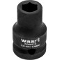 Nasadka udarowa sześciokątna 1/2", 10 x 38 mm, CR-MO