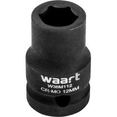 Nasadka udarowa sześciokątna 1/2", 12 x 38 mm, CR-MO