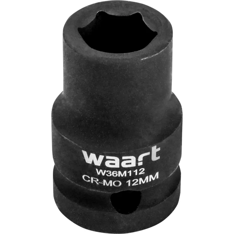 Nasadka udarowa sześciokątna 1/2", 12 x 38 mm, CR-MO Nasadka udarowa sześciokątna 1/2", 12 x 38 mm, CR-MO