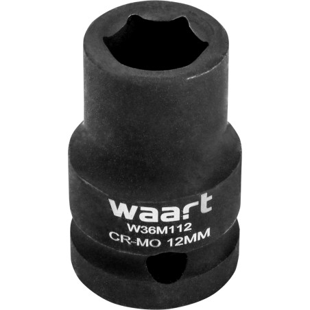 Nasadka udarowa sześciokątna 1/2", 12 x 38 mm, CR-MO
