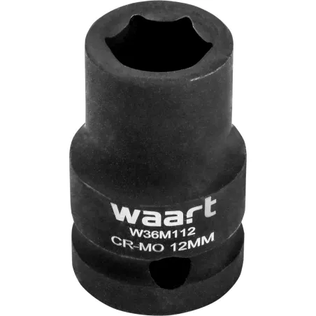 Nasadka udarowa sześciokątna 1/2", 12 x 38 mm, CR-MO