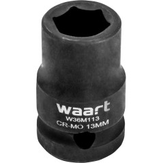 Nasadka udarowa sześciokątna 1/2", 13 x 38 mm, CR-MO