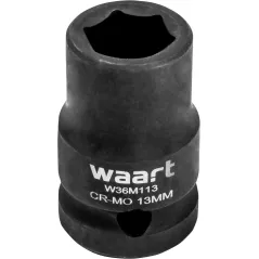 Nasadka udarowa sześciokątna 1/2", 13 x 38 mm, CR-MO