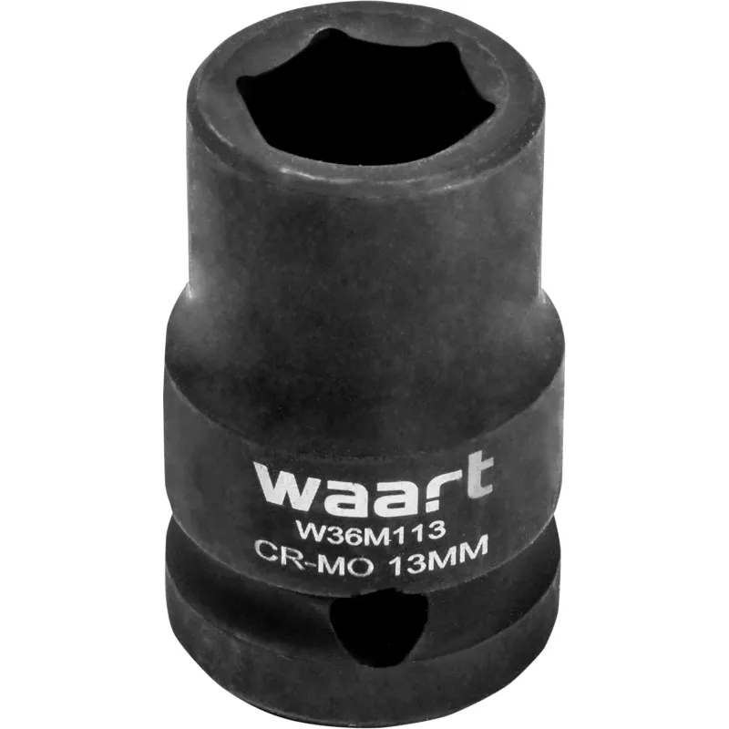 Nasadka udarowa sześciokątna 1/2", 13 x 38 mm, CR-MO