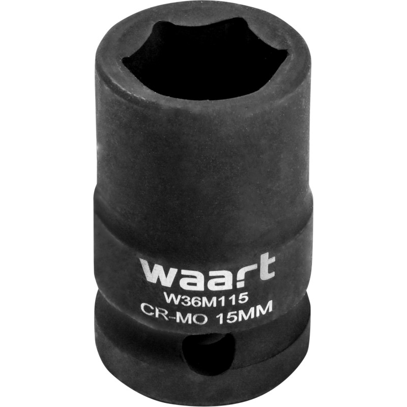 Nasadka udarowa sześciokątna 1/2", 15 x 38 mm, CR-MO