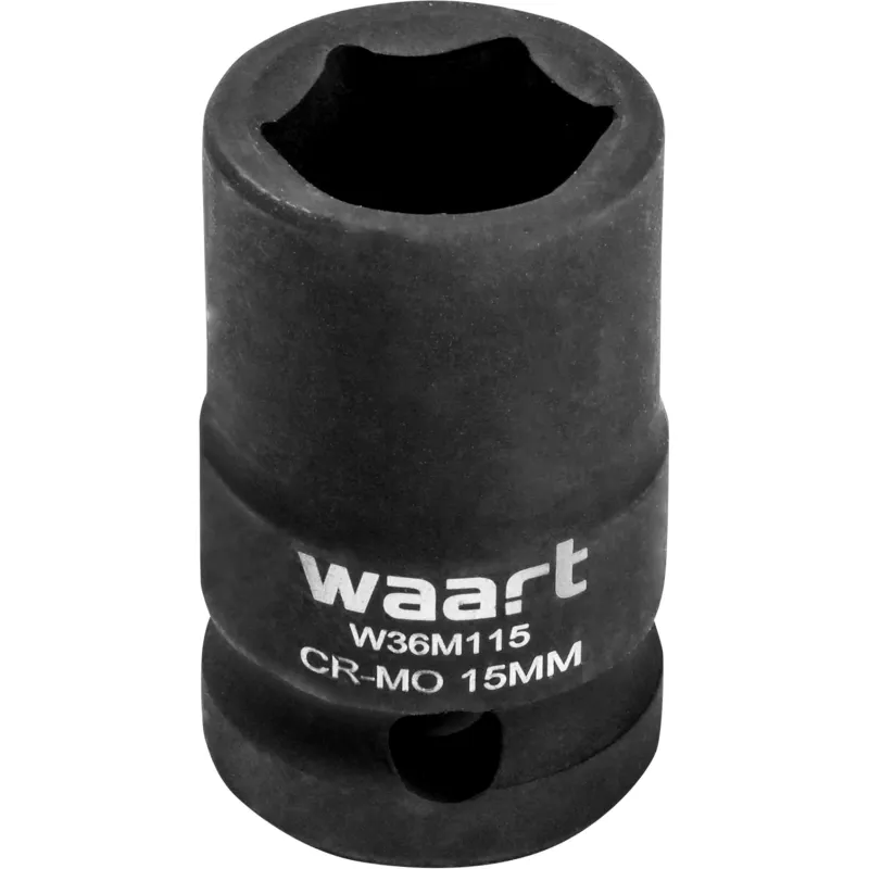 Nasadka udarowa sześciokątna 1/2", 15 x 38 mm, CR-MO