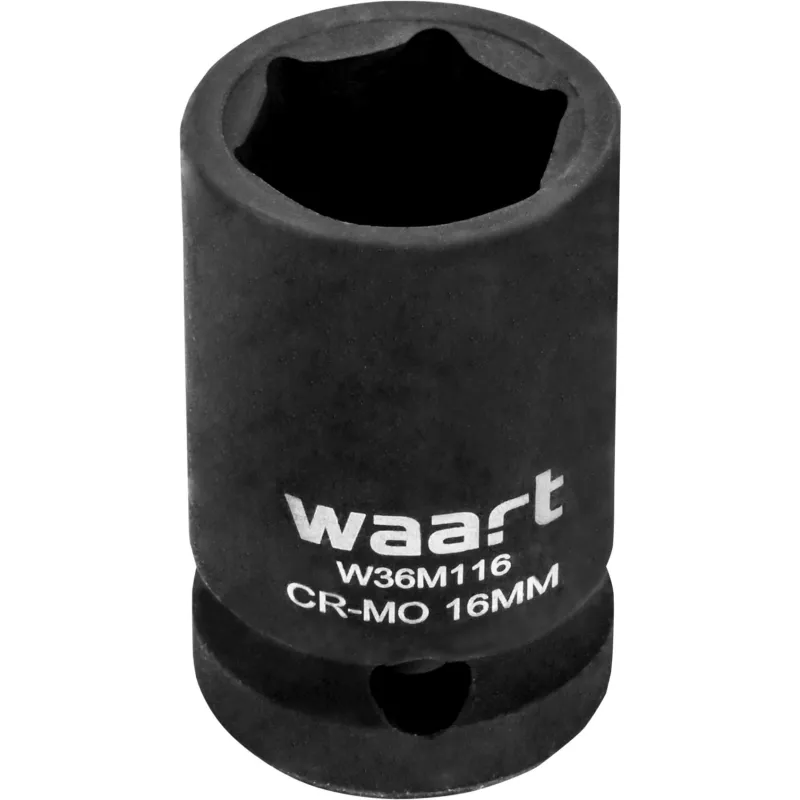 Nasadka udarowa sześciokątna 1/2", 16 x 38 mm, CR-MO