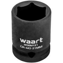 Nasadka udarowa sześciokątna 1/2", 21 x 38 mm, CR-MO