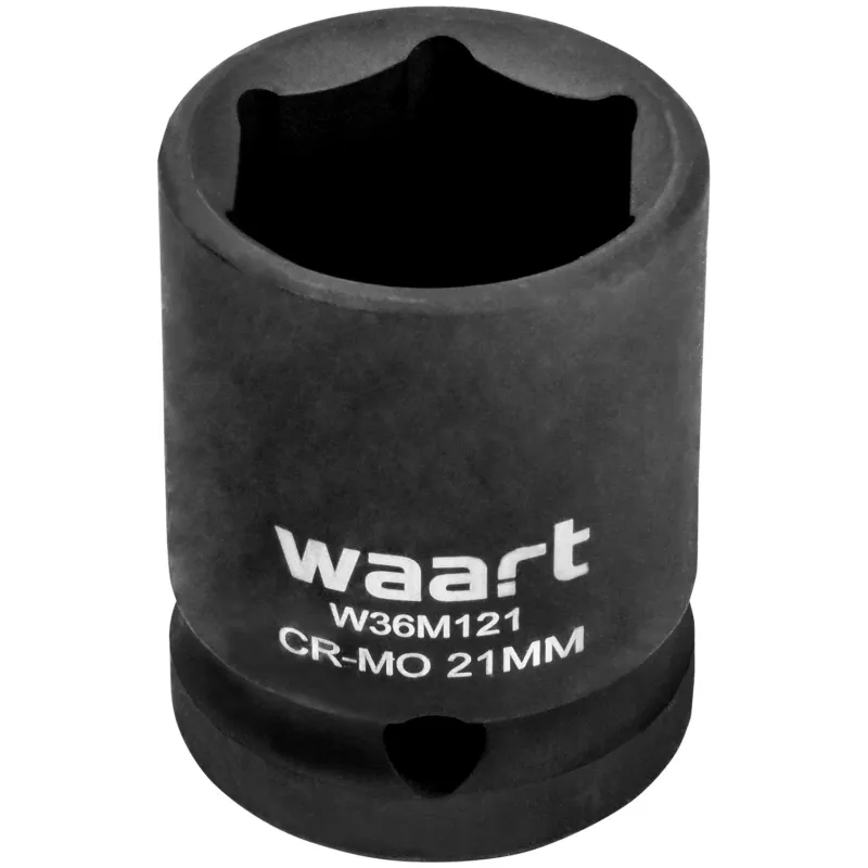 Nasadka udarowa sześciokątna 1/2", 21 x 38 mm, CR-MO