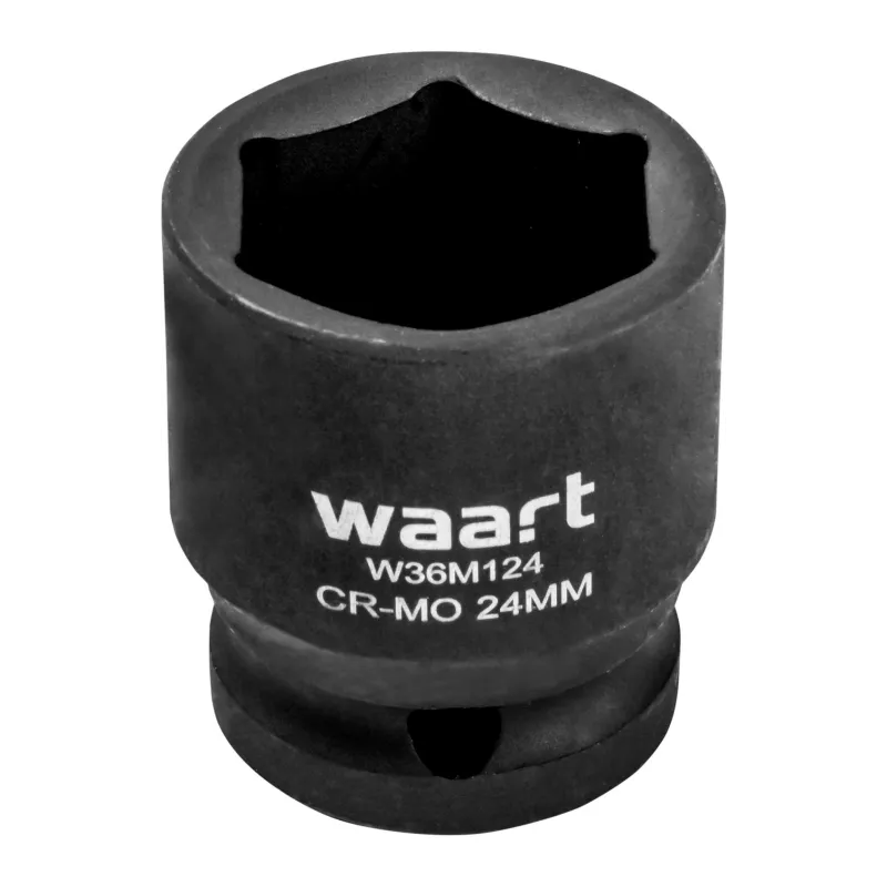 Nasadka udarowa sześciokątna 1/2", 24 x 38 mm, CR-MO Nasadka udarowa sześciokątna 1/2", 24 x 38 mm, CR-MO