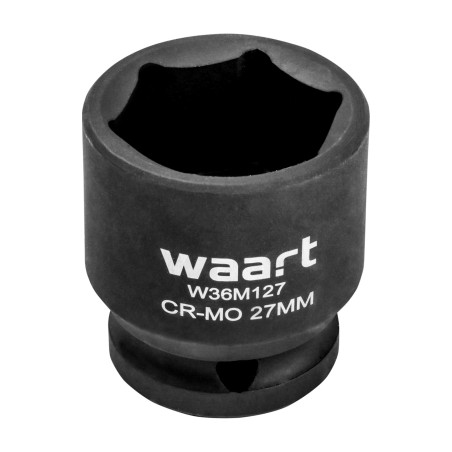 Nasadka udarowa sześciokątna 1/2", 27 x 38 mm, CR-MO