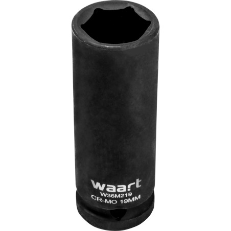 Nasadka udarowa sześciokątna 1/2", 19 x 78 mm, CR-MO