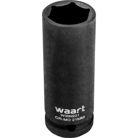 Nasadka udarowa sześciokątna 1/2", 21 x 78 mm, CR-MO