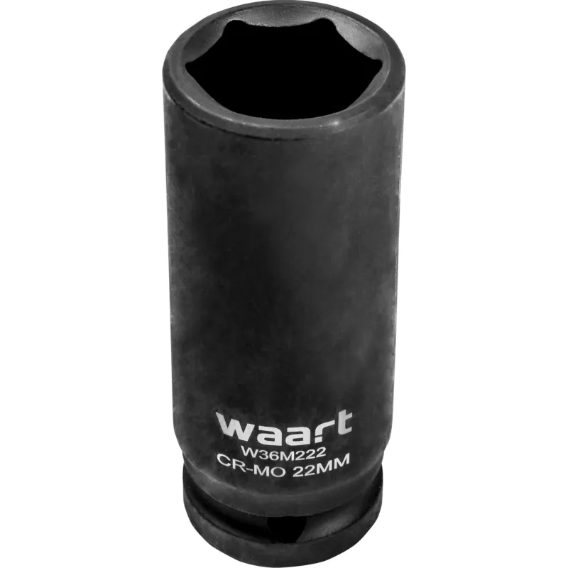 Nasadka udarowa sześciokątna 1/2", 22 x 78 mm, CR-MO